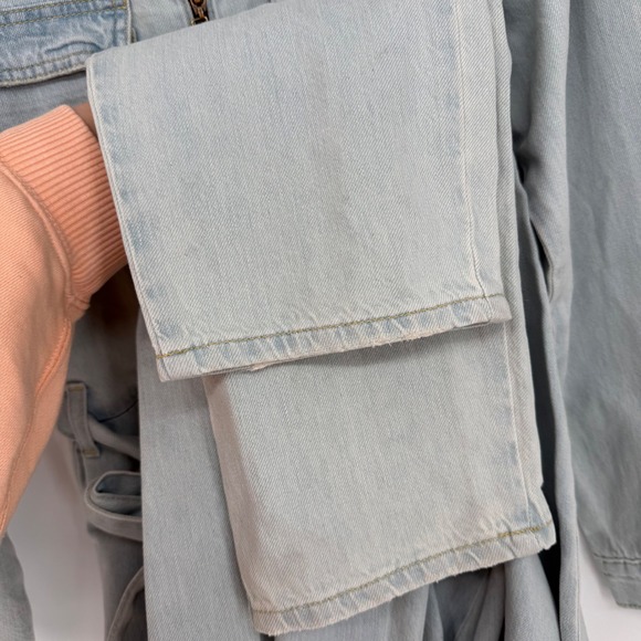 ONE TEASPOON ANGEL CLAUDIA OVERALL DENIM JUMPSUIT XS NWT - Picture 6 of 14